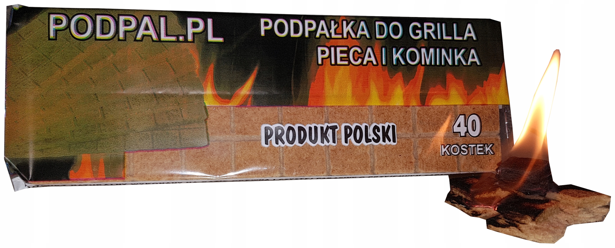 

Podpałka do Grilla Pieca Kominka 40 Kostek