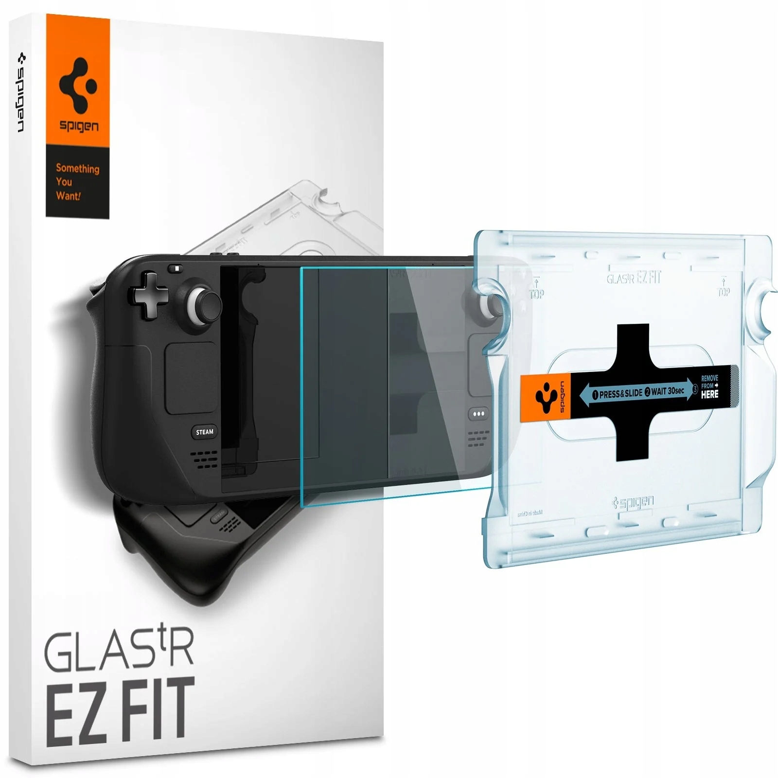 Spigen Glass tR Ez Fit 1 opakowanie Steam Deck