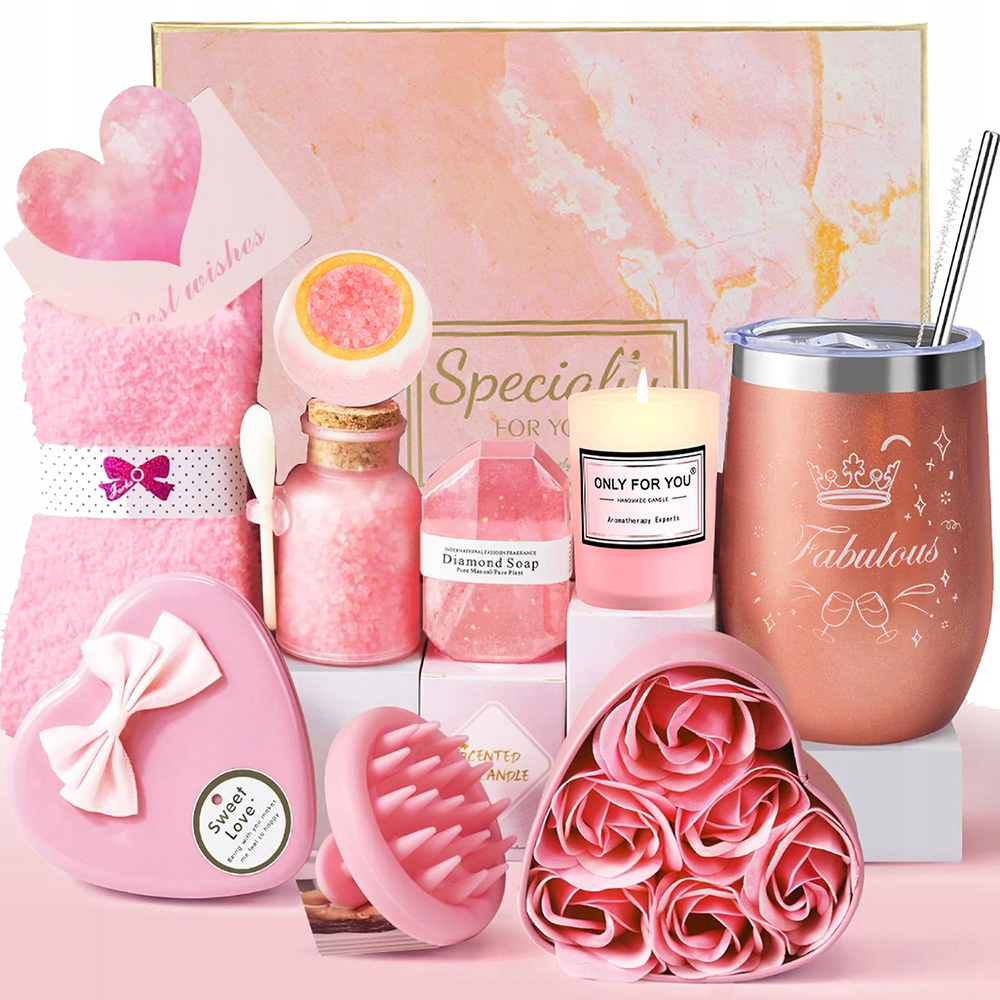 Zestaw Prezentowy dla kobiety urodziny domowe spa pielęgnacja