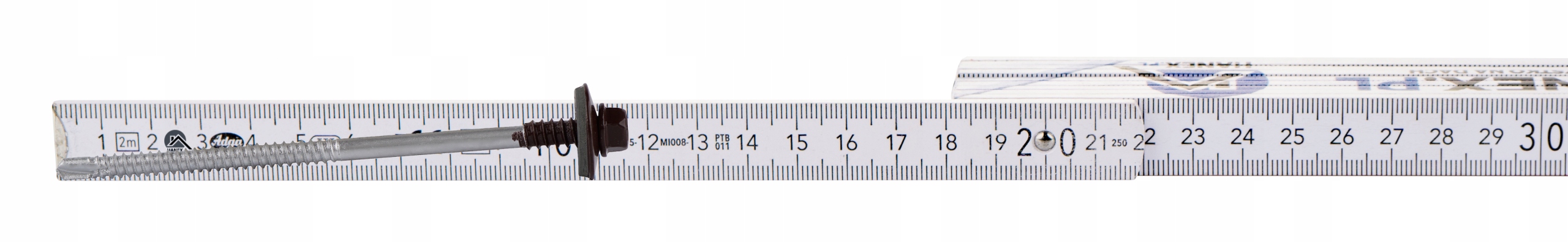 Wkręty do płyty warstwowej 110 mm RAL 8017 100 szt. do metalu Etanco GTR6 Stan opakowania oryginalne