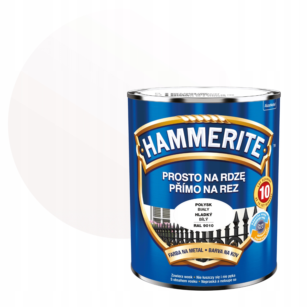 

Hammerite Na Rdzę 0,7L Biały Połysk