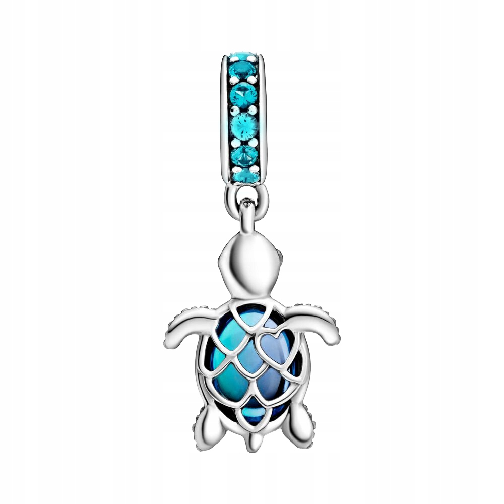 Charms bydliště stříbrná Ag 925 Želva Murano CH4209