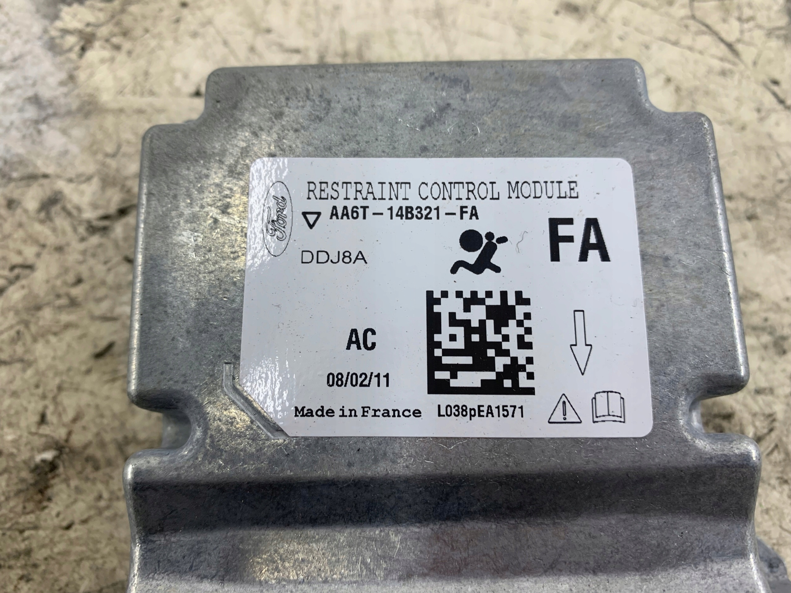 FORD FIESTA MK7 modulo SENSOR airbag AA6T-14B321-FA