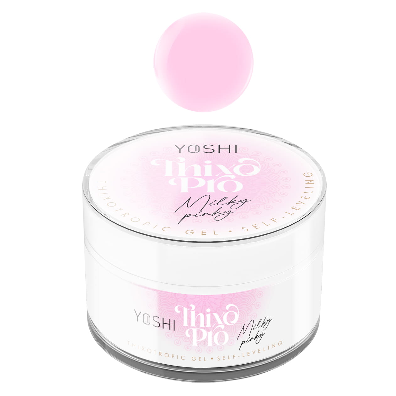 Yoshi Thixo Pro Builder Gel Stavební Gel Milky Pinky 50 ml