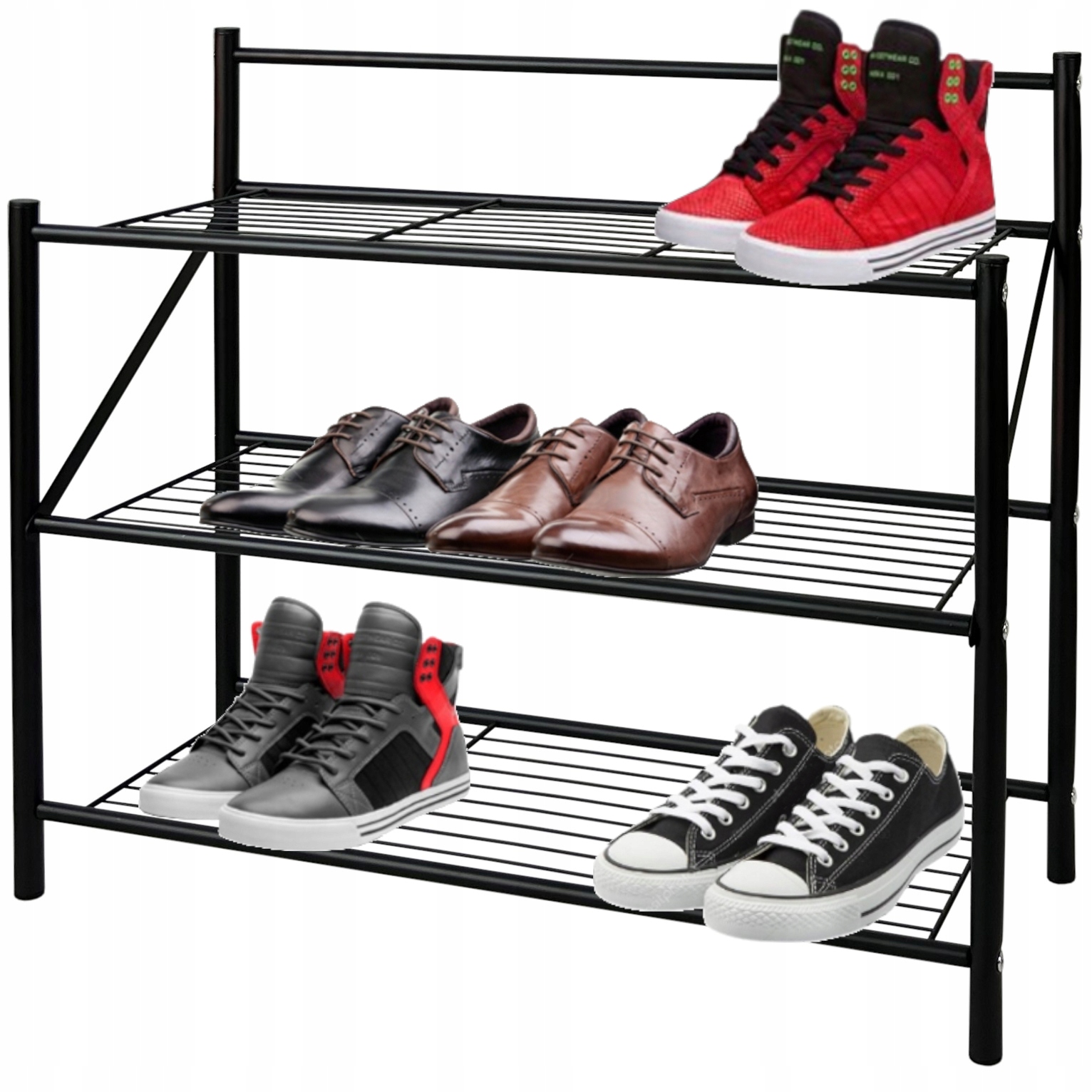 SZAFKA NA BUTY PÓŁKA REGAŁ STOJAK OBUWIE SOLIDNA METALOWA SOLIDNA