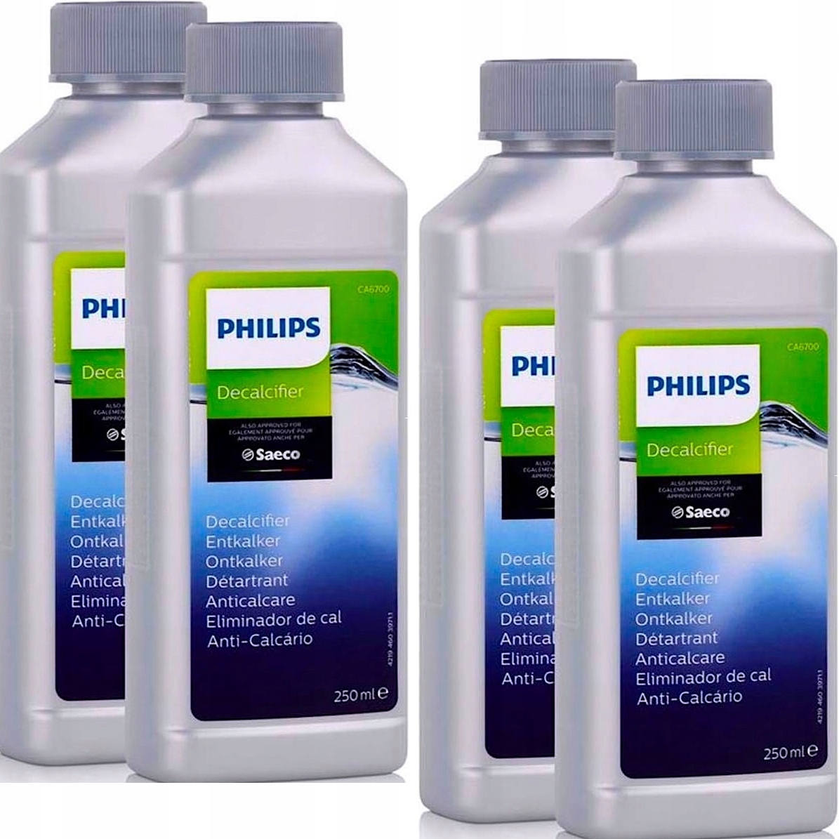 Levně 4x Originál Odvápňovač Pro Kávovar Philips Saeco CA6700 250 ml