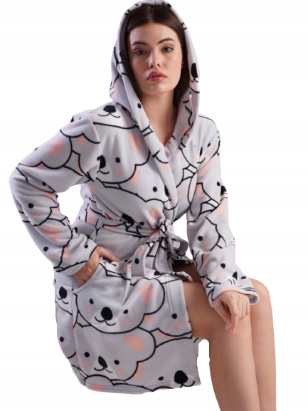 Šedý Župan Medvídci Koala Sladkosti Kawaii S