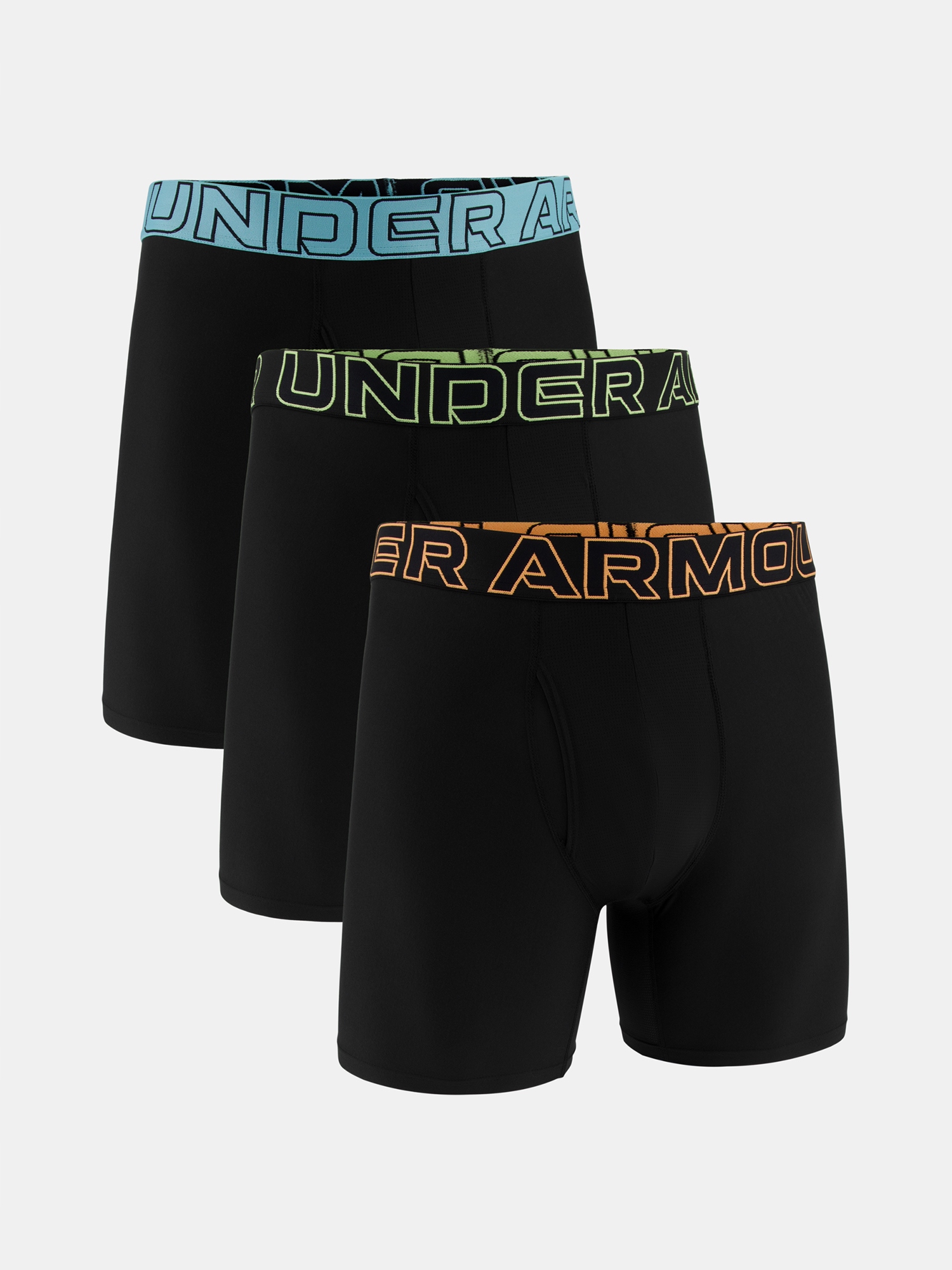 Under Armour Pánské boxerky Ua Performance Tech Print 6in 1pk