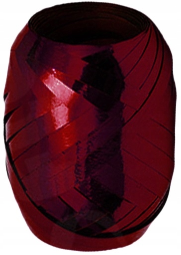 Kolorowa Tasiemka Kokon Balony Wstążka Bordowa 0,5cm x 20m