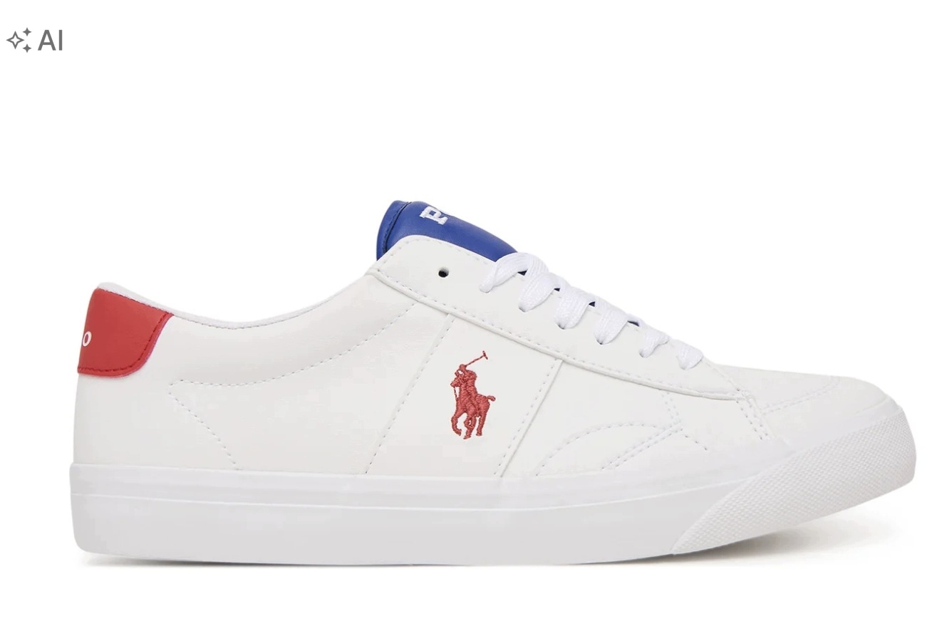 Polo Ralph Lauren Sneakersy RL04833102 Biały R.38