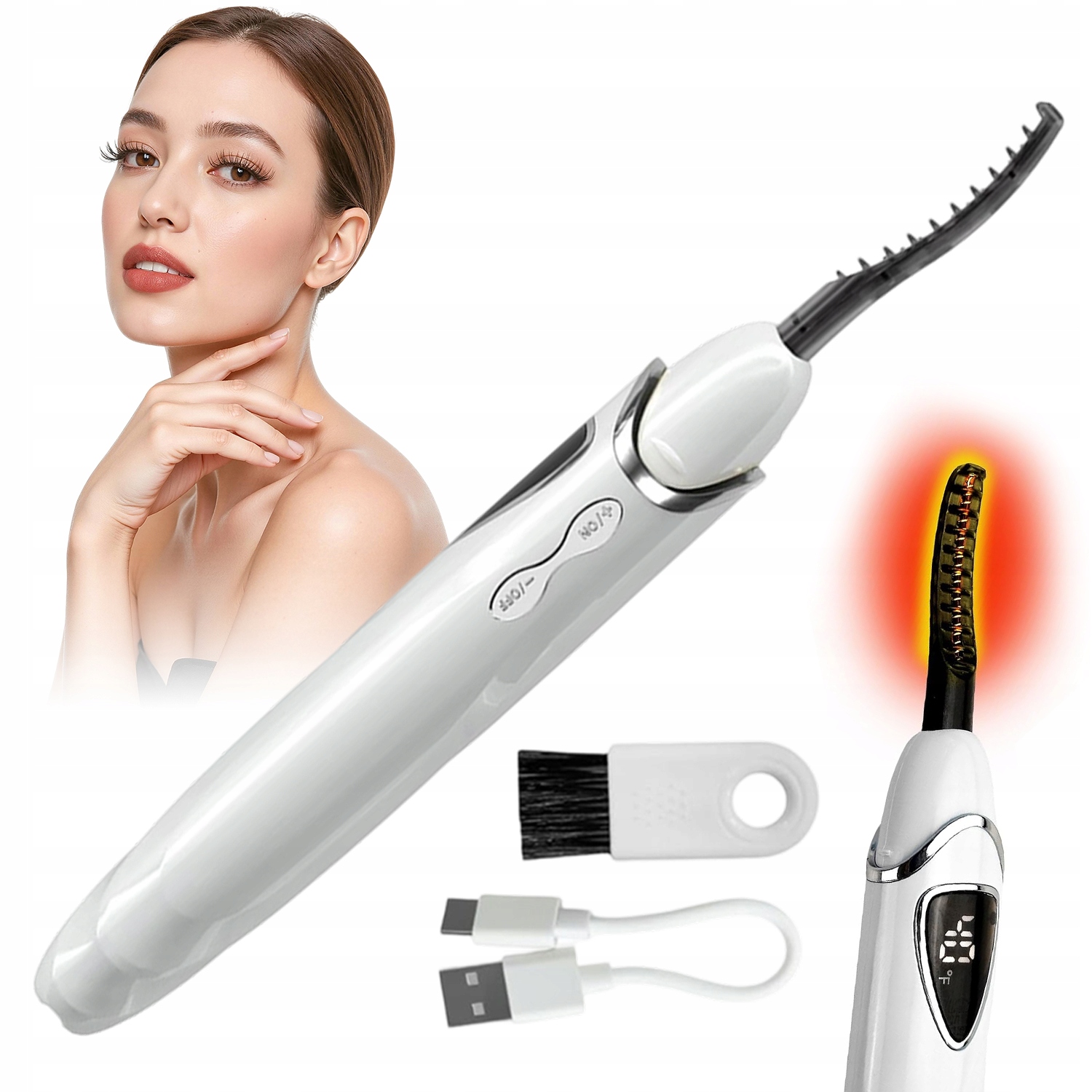 Elektrická Řasenka S Pamětí Teploty Pro Dokonalý Make-up