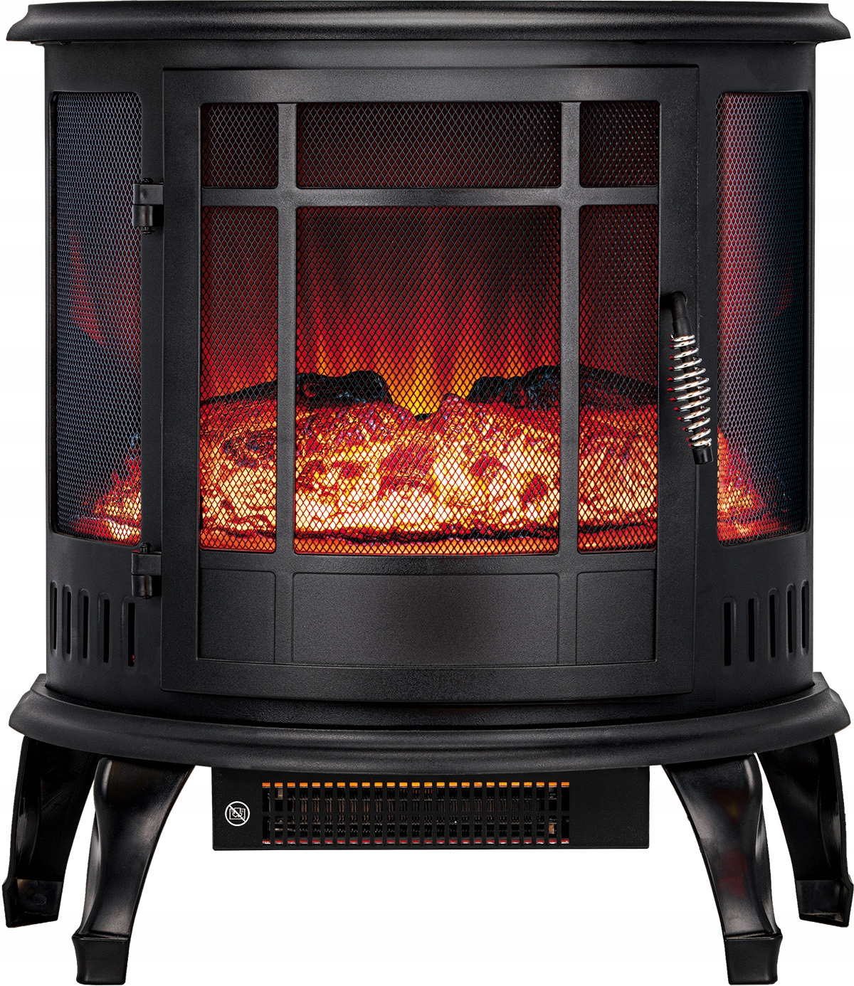 Elektrický krb, teplovzdušný ventilátor s funkcí ohřevu Mpm MEK-03