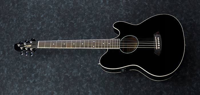 IBANEZ TCY10E-BK TALMAN DOUBLE CUTAWAY CZARNA GITARA ELEKTROAKUSTYCZNA Marka Ibanez