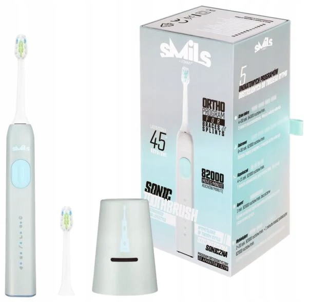 Szczoteczka soniczna Vitammy TOW017080 Smils Aluminium Szary