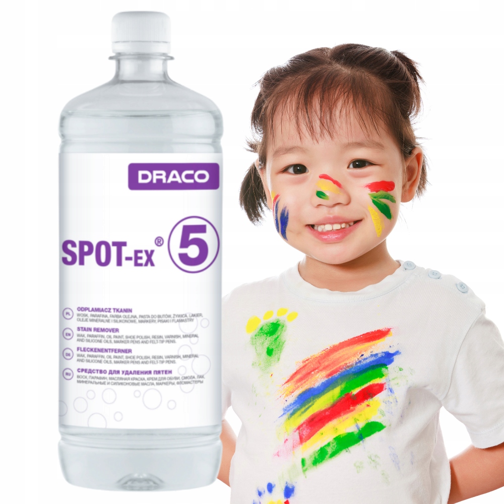 Levně Draco Spot-ex 5 Odstraňovač skvrn na tkaninách z oleje Marker vosku