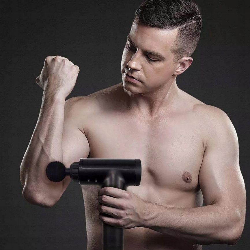 PISTOLET DO MASAŻU MASAŻER DO PLECÓW CIAŁA MASSAGE GUN Wyrób medyczny nie