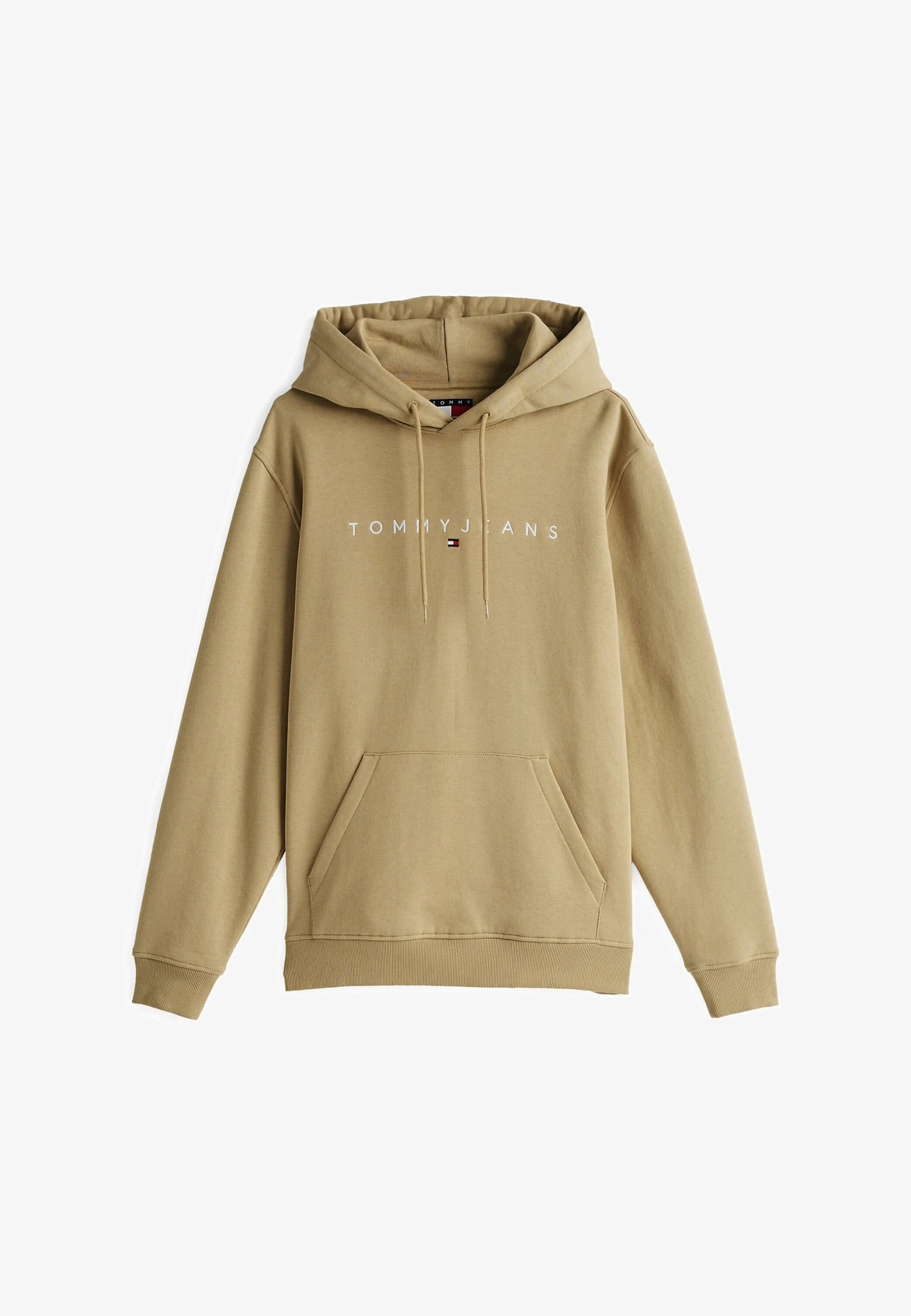 Tommy Jeans pánská mikina béžová barva s kapucí s potiskem DM0DM20746 XL