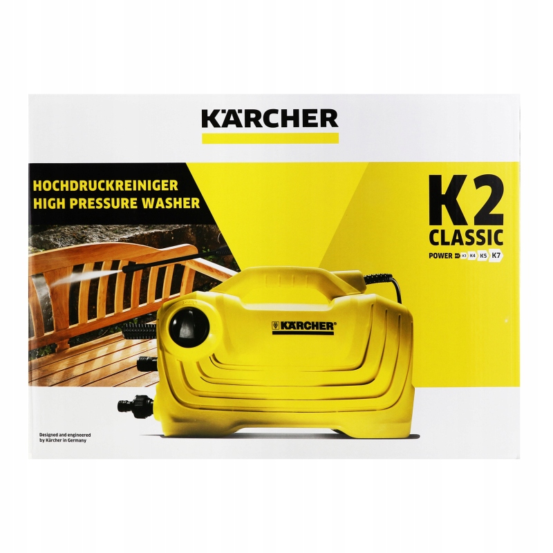 KARCHER K2 MYJKA CIŚNIENIOWA 1400W 110 bar 360l/g