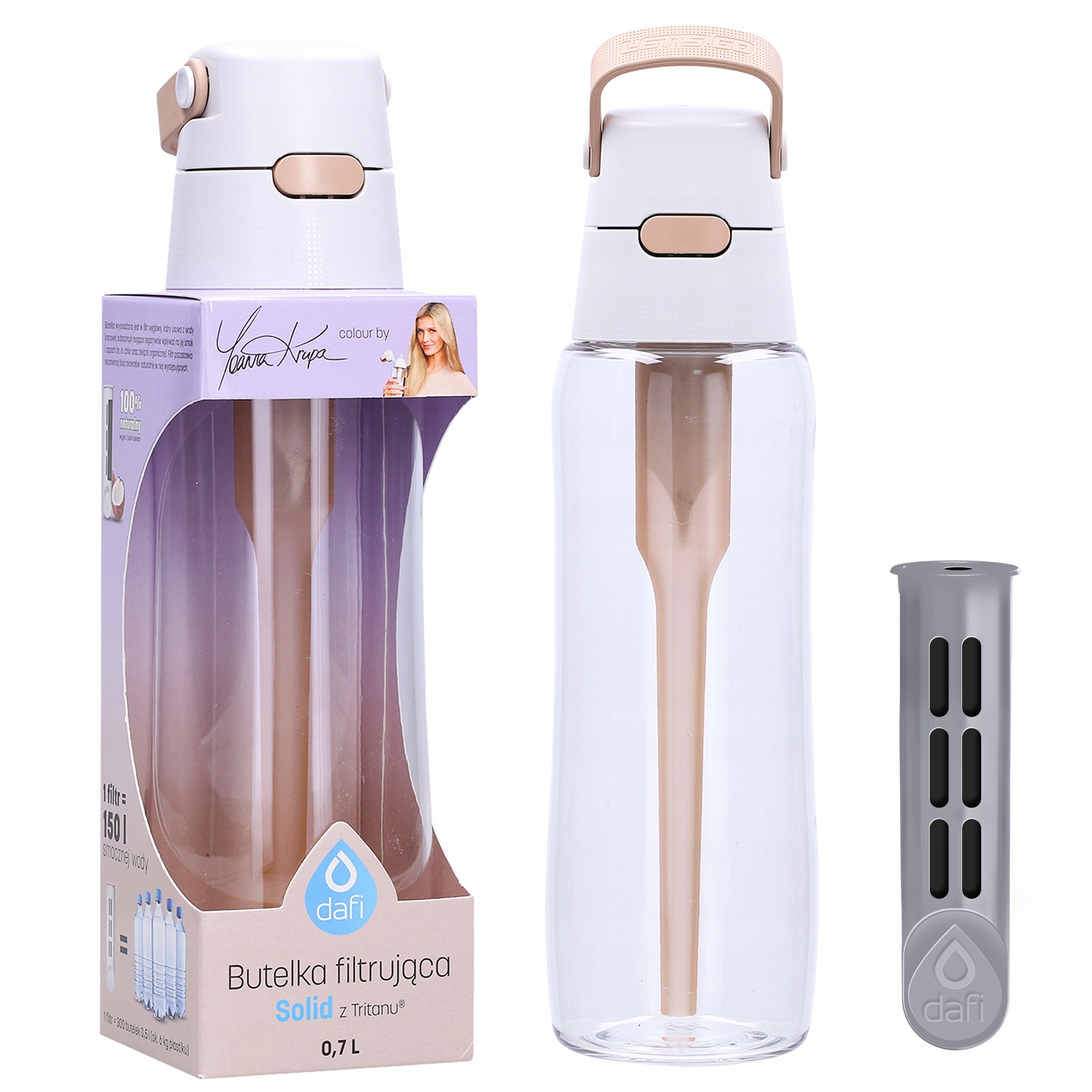 

Butelka Dafi Solid 0,7l by Joanna Krupa 2 filtry