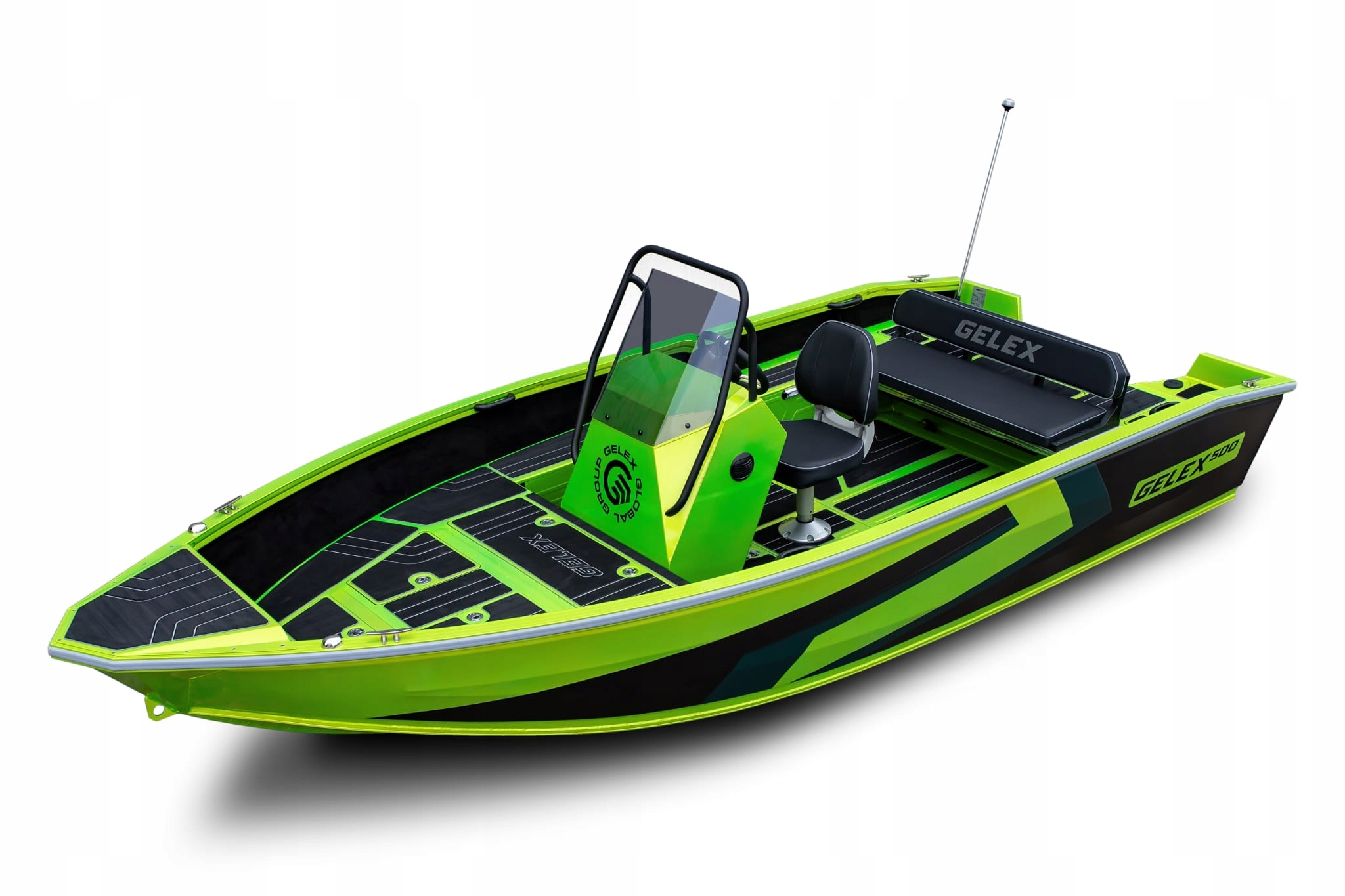 Łódź Aluminiowa Wędkarska Gelex 500 Profesjonalna