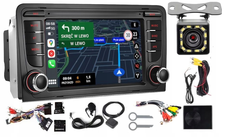 Autorádio Gps Android Carplay Bluetooth Wifi Audi A3 8P 2003-2012 2GB 64GB
