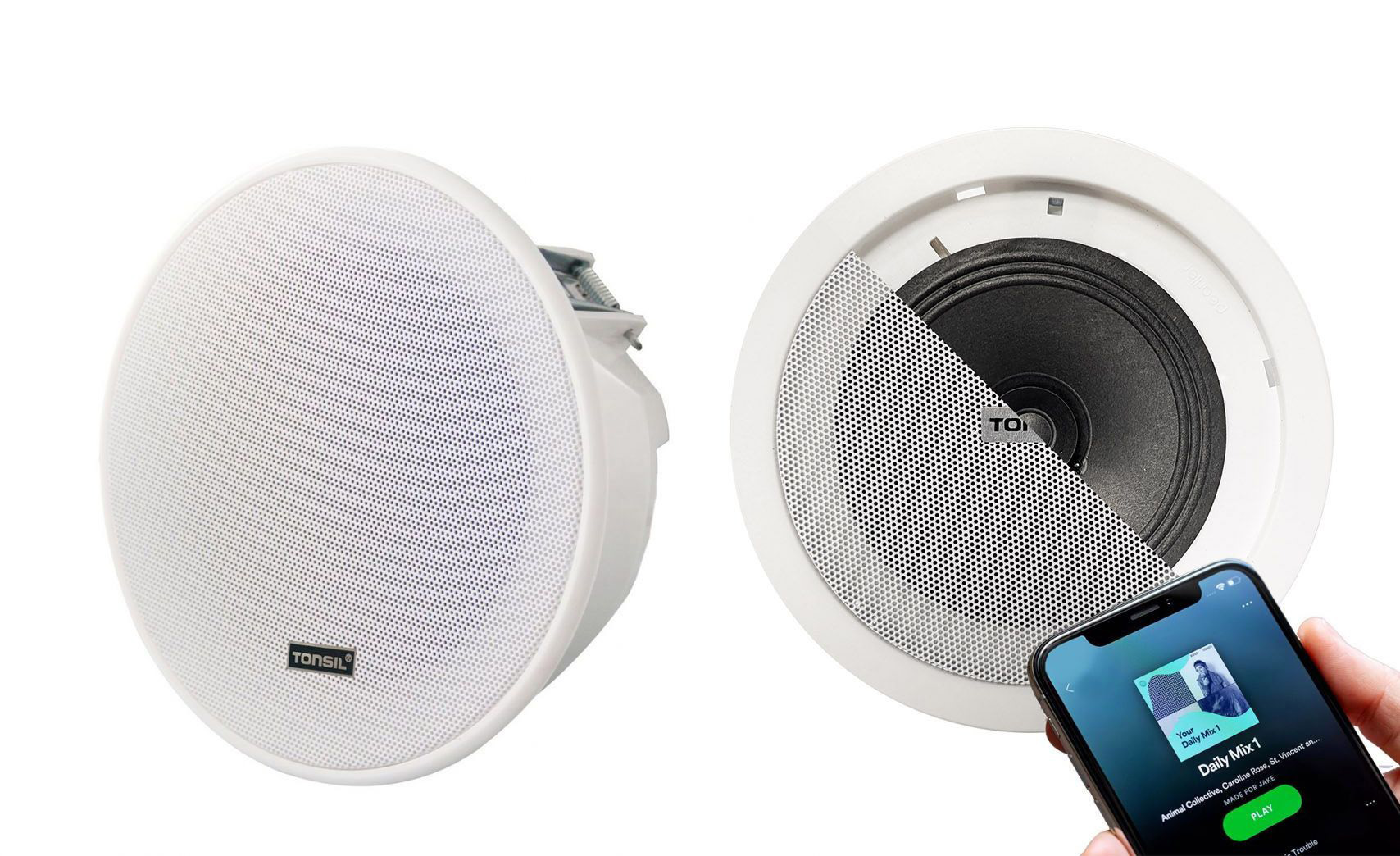 Tonsil Stropní reproduktor Zgsu 20 Aktiv Zgsu 18 Bluetooth zesilovač