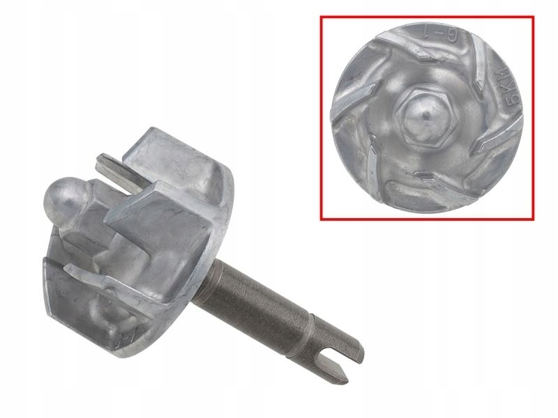 Bronco Hriadeľ A Rotor Vodného Čerpadla Yamaha Yfm 660 Grizzly '02-'08, Yxr 660 Rh