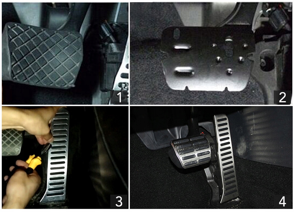 NAKŁADKI na PEDAŁY VW GOLF 5 6 JETTA SKODA octavia EAN (GTIN) 6975002130328