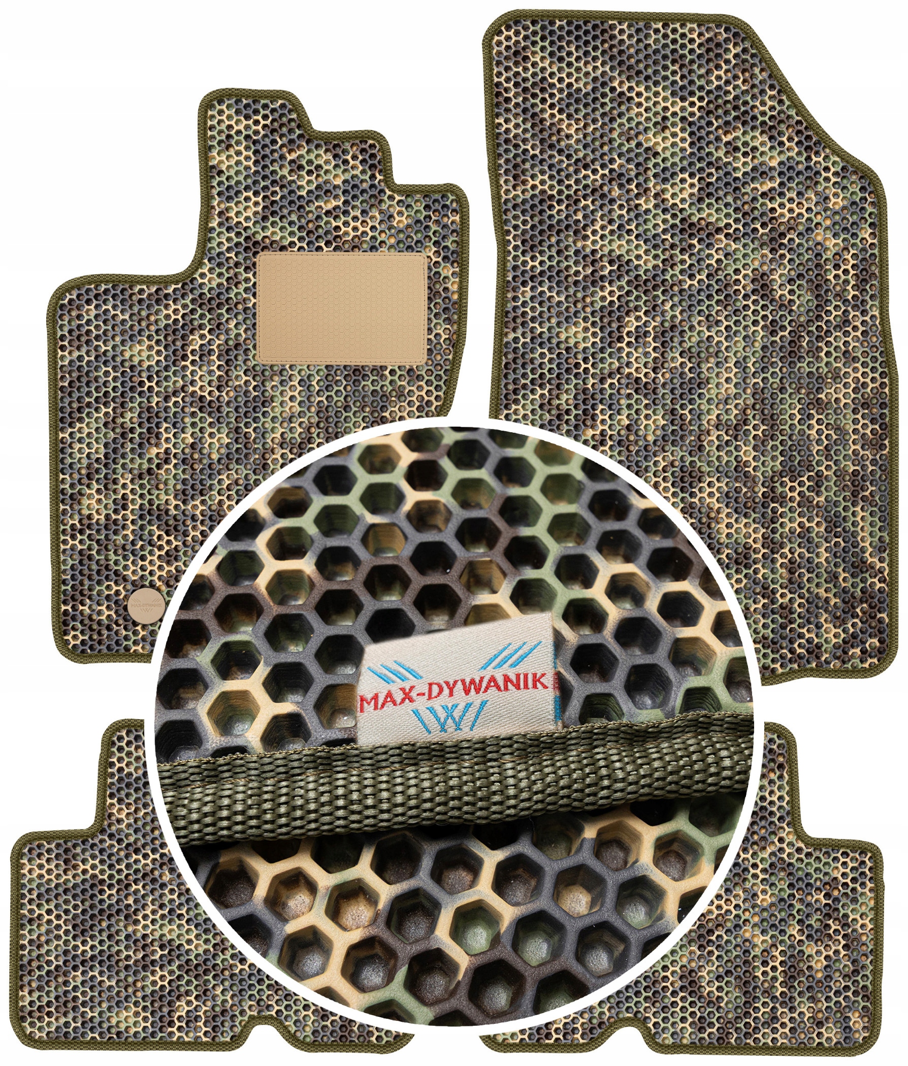 Dacia Duster I Fl 2013-2017 Gumové rohože do auta Eva Moro