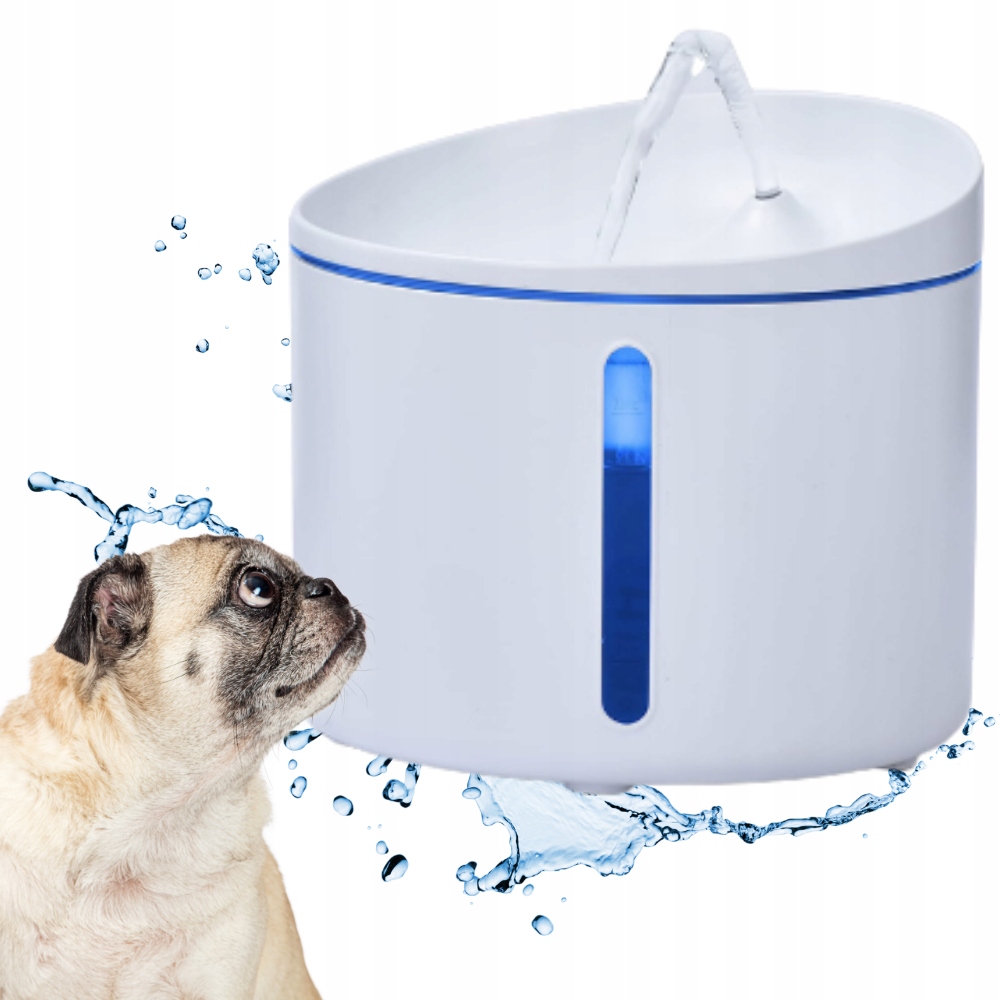 Levně Fontána Napáječka Pro Kočky Psa Miska Automatické Napáječky Tichý Filtr 1L