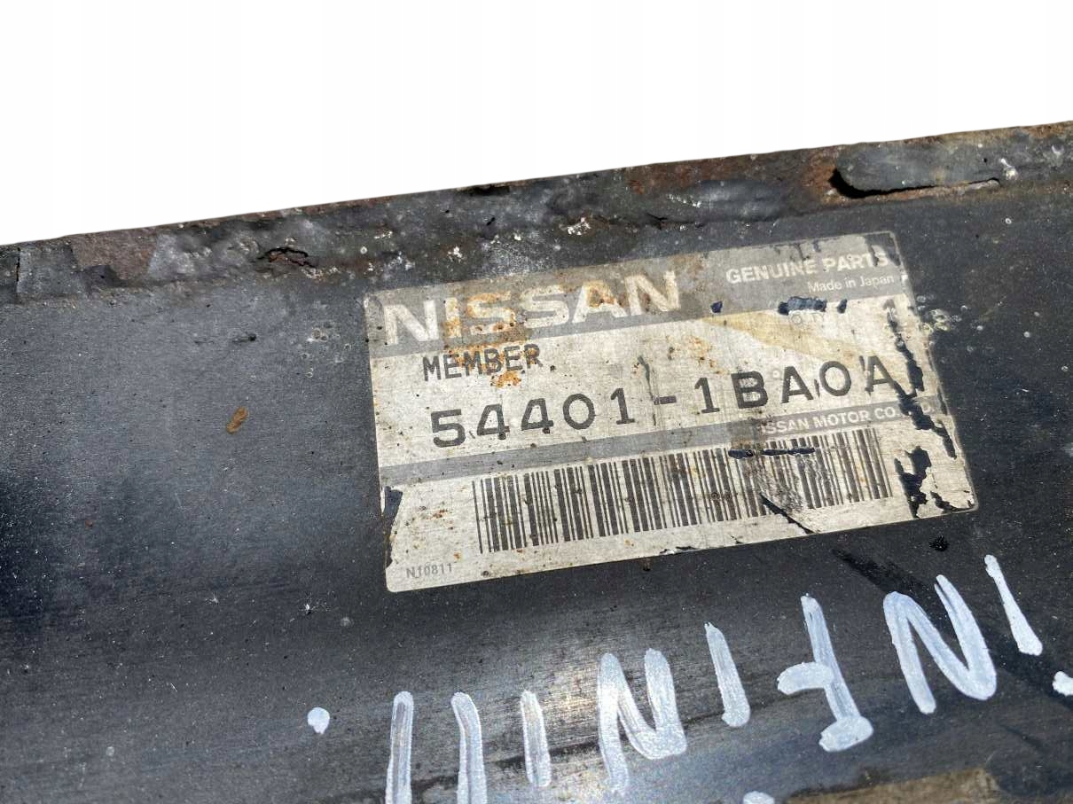 subframe axle beam INFINITI EX37 3.7 V6 54401-1BA0A