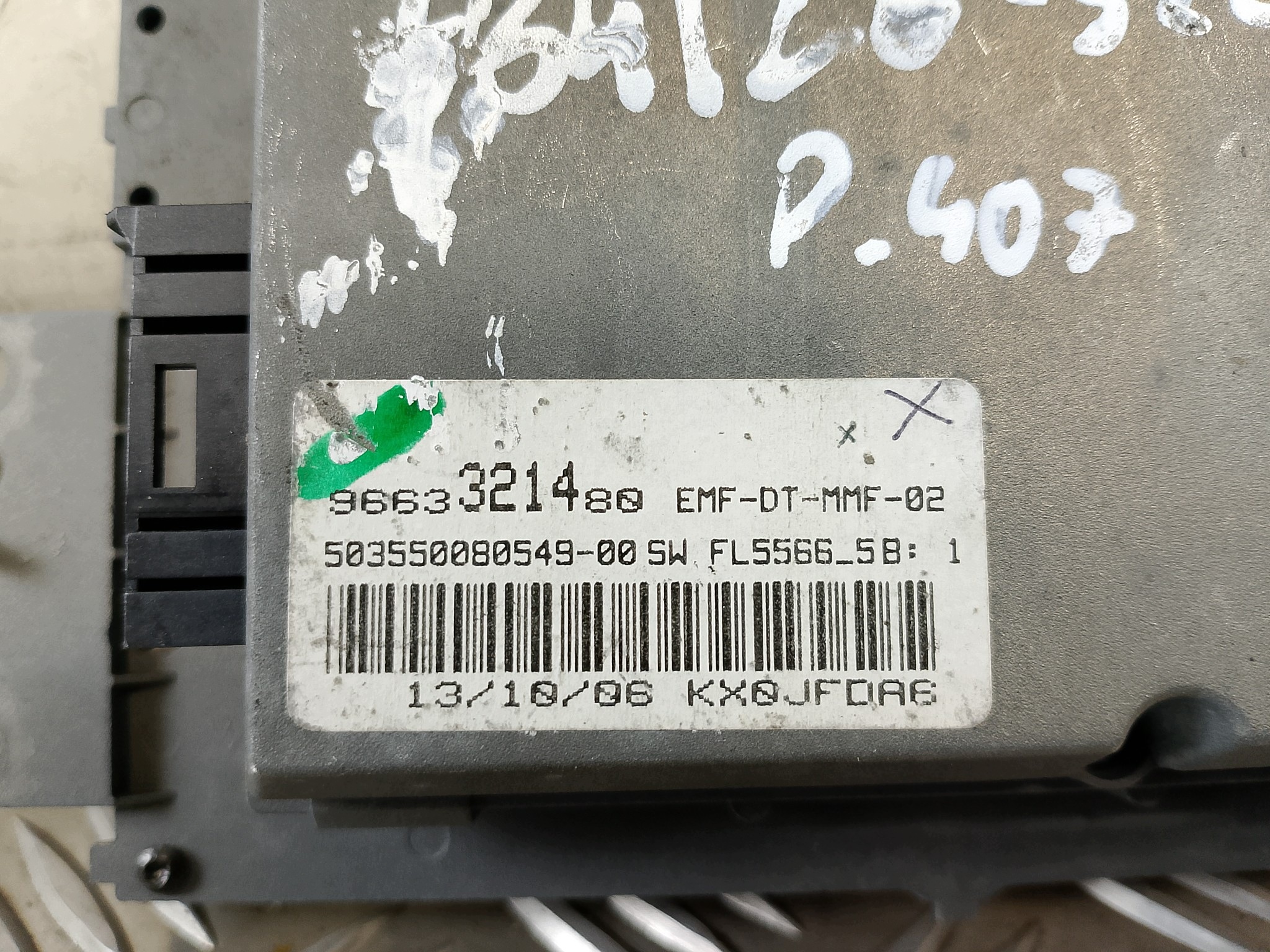 Display RADIA PEUGEOT 407 9663321480