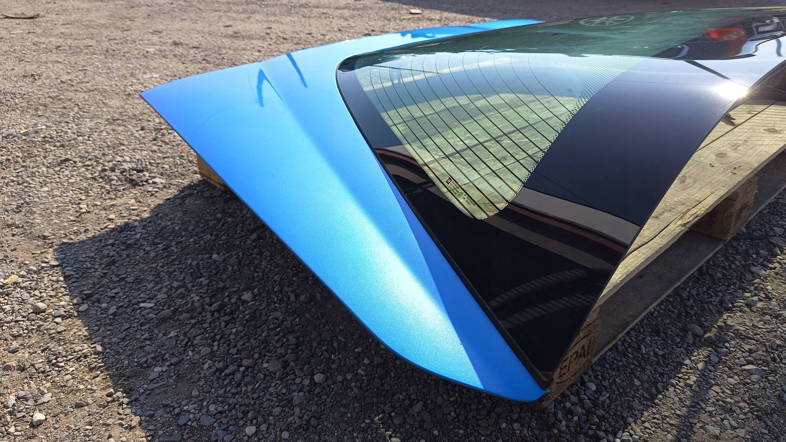 trunk door boot window Chevrolet Corvette C6 Coupe 2005-2013