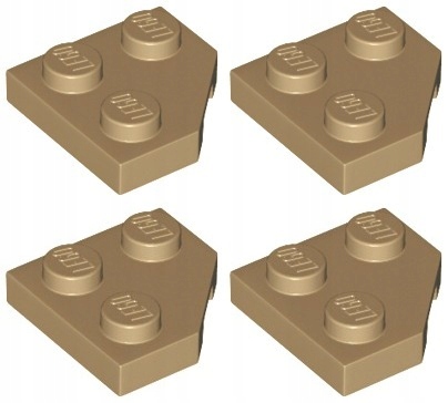 

Lego 26601 Płytka 2x2 C. piaskowa Nowa (2g) 4 szt.