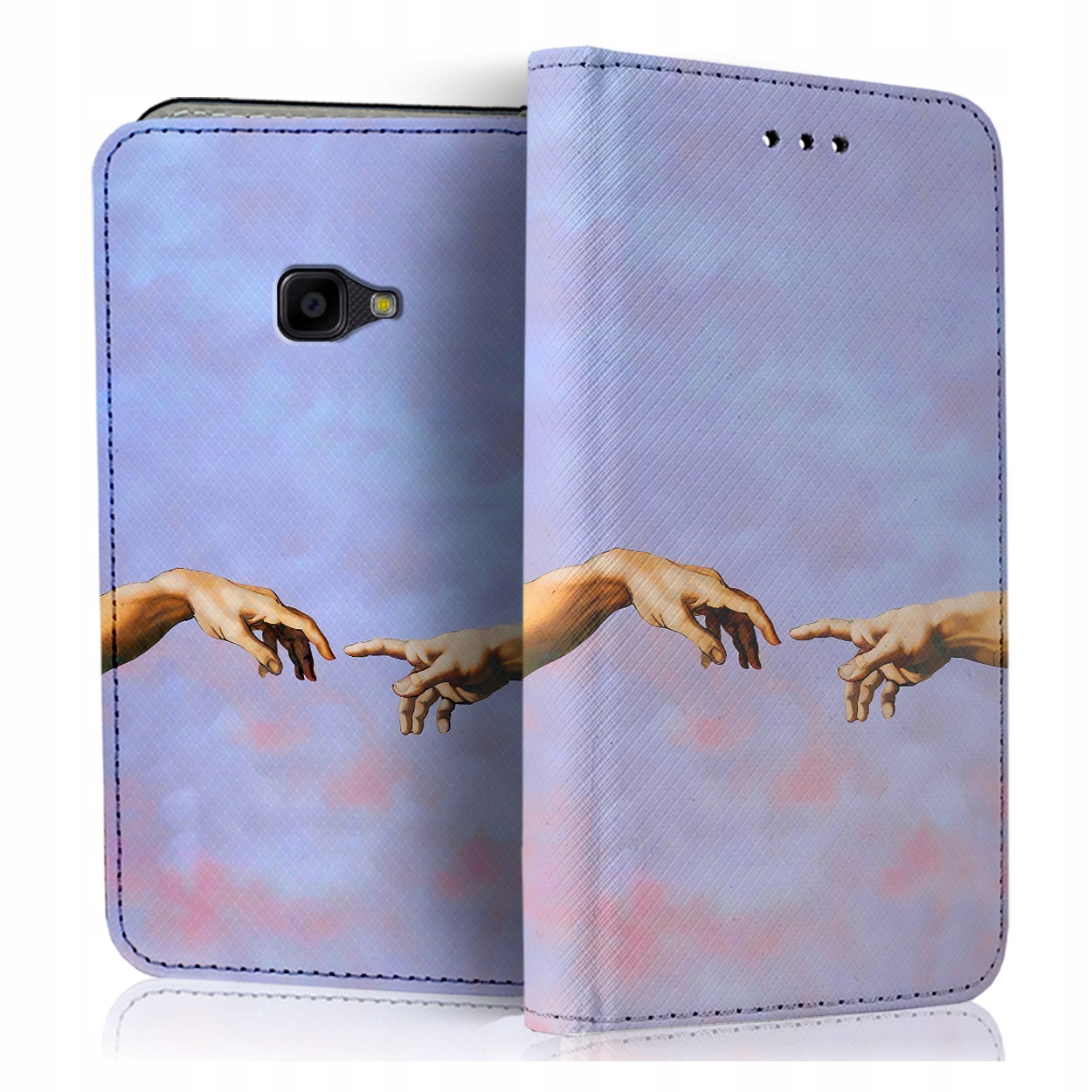 Etui Z Klapką Na Telefon Samsung Galaxy Xcover 4 4S Case Pokrowiec Szkiełko