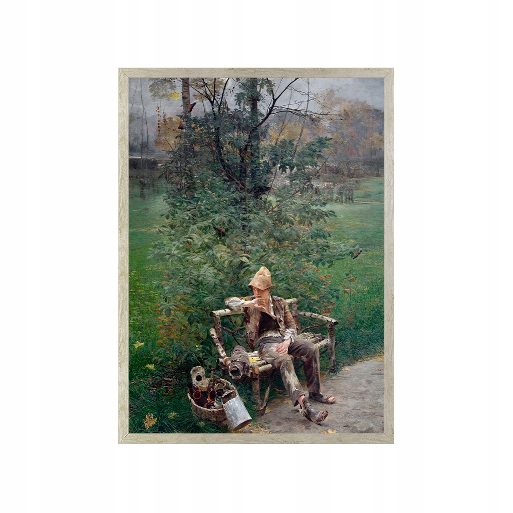 Malczewski Introducja Malarczyk 50x70 rám dub