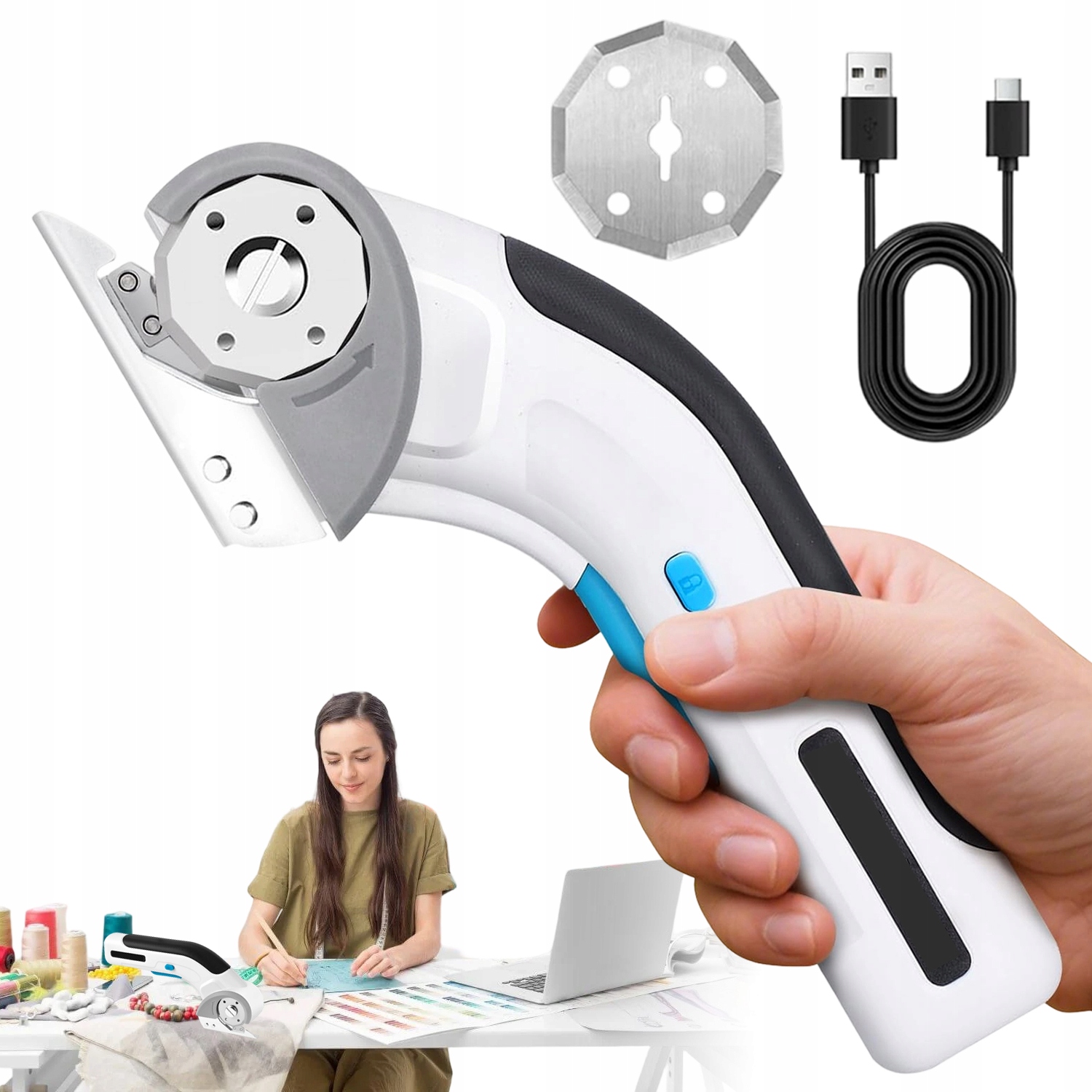 Elektrické Nůžky 60 W Pro Stříhání Materiálů Do 8 MM, Odolné