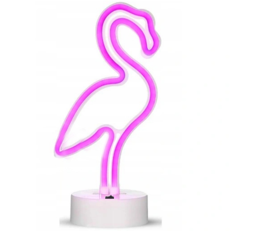 Lampka LED NEON FLAMING USB/BATERIE na PREZENT