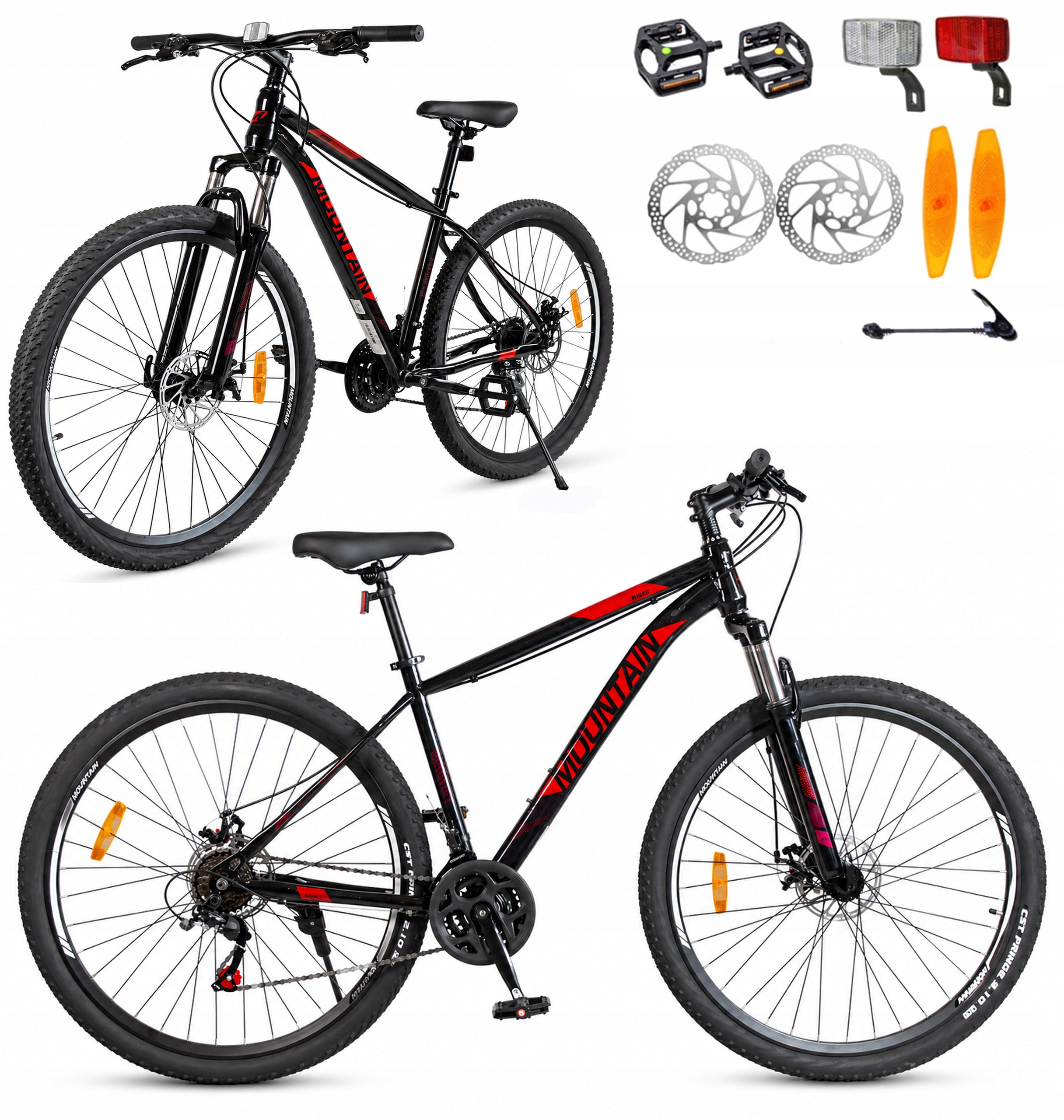 ROWER GÓRSKI MĘSKI KOŁA 29 STALOWY MTB 170-195cm 21 BIEGÓW