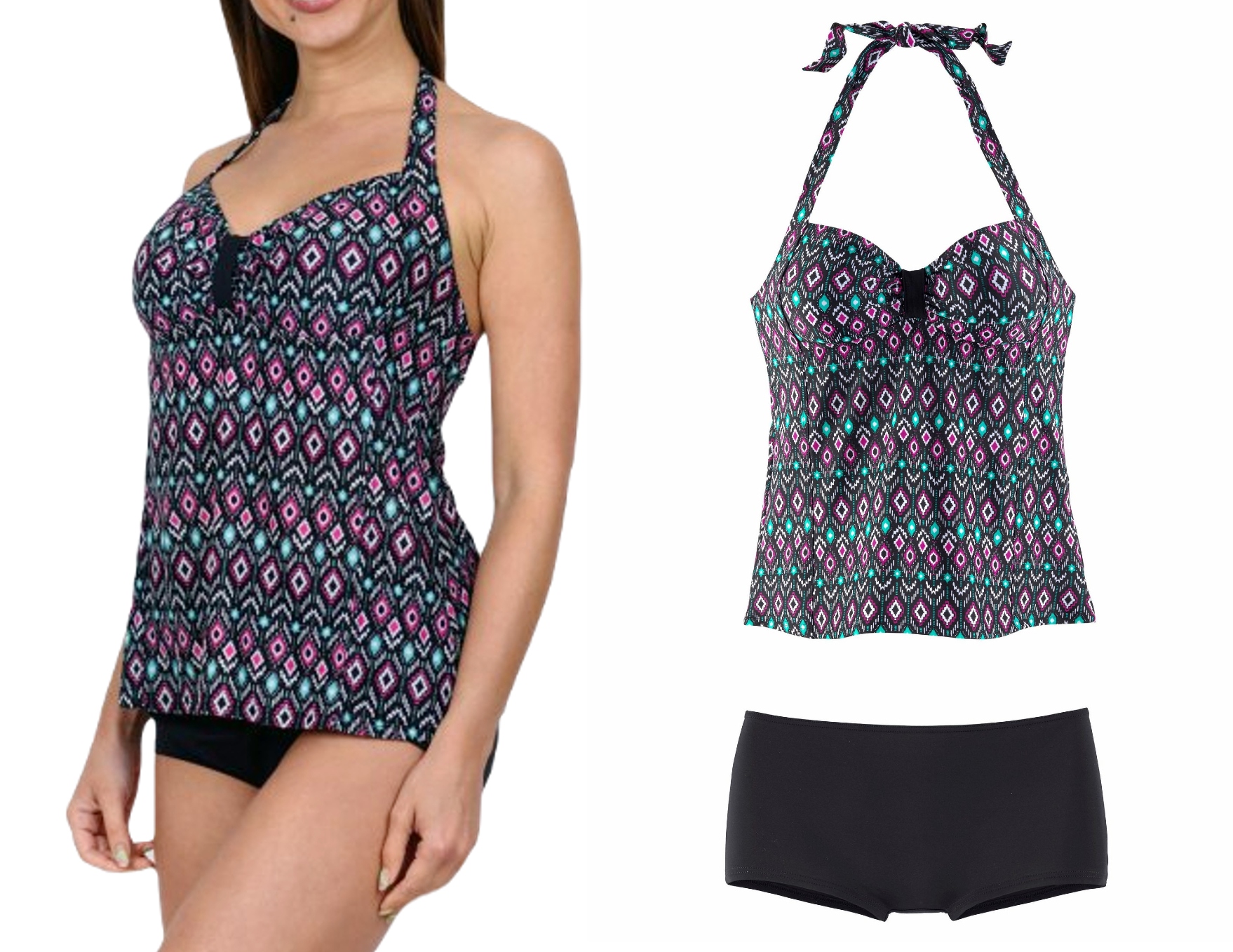 Tankini ze Szortami Stroje kąpielowe damskie Strona 5 Allegro.pl