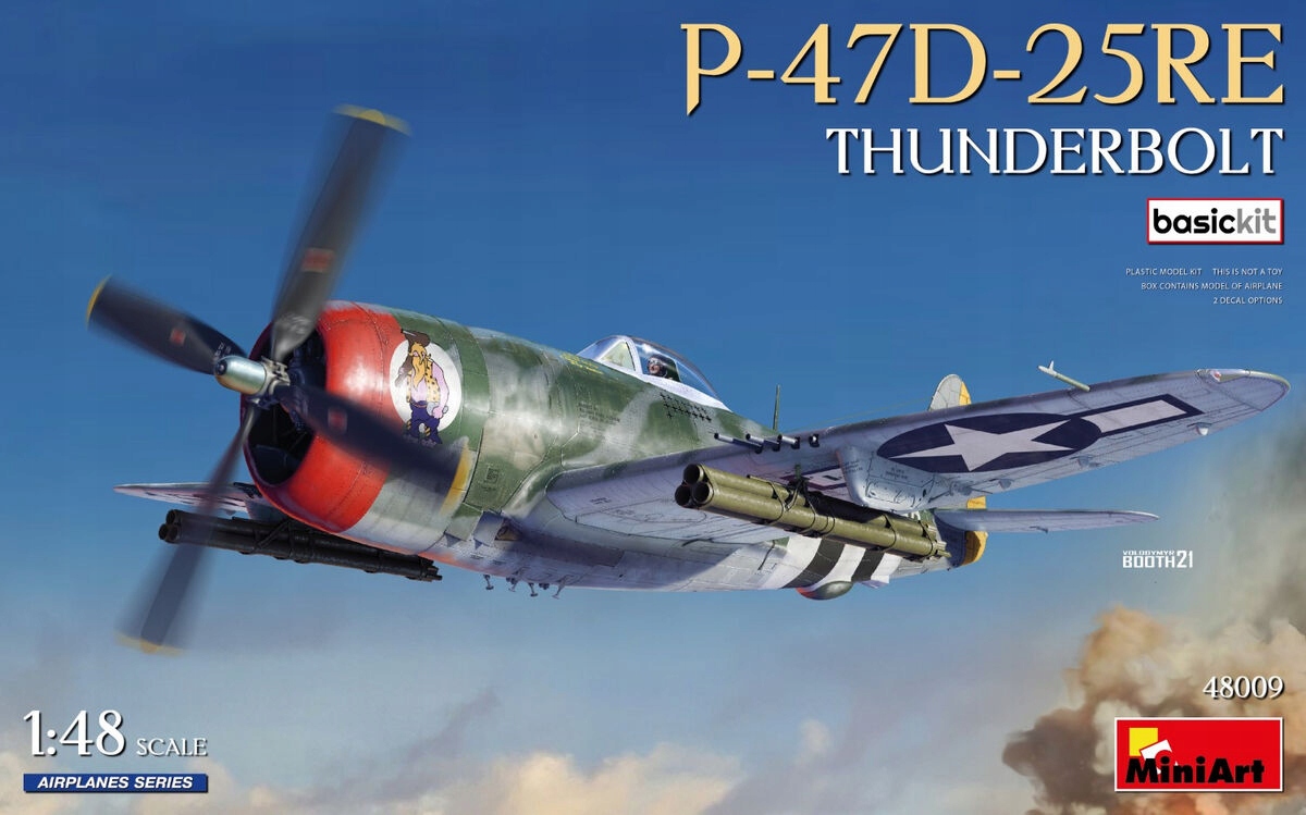 Základní sada Thunderbolt MiniArt 48009 P-47D-25RE