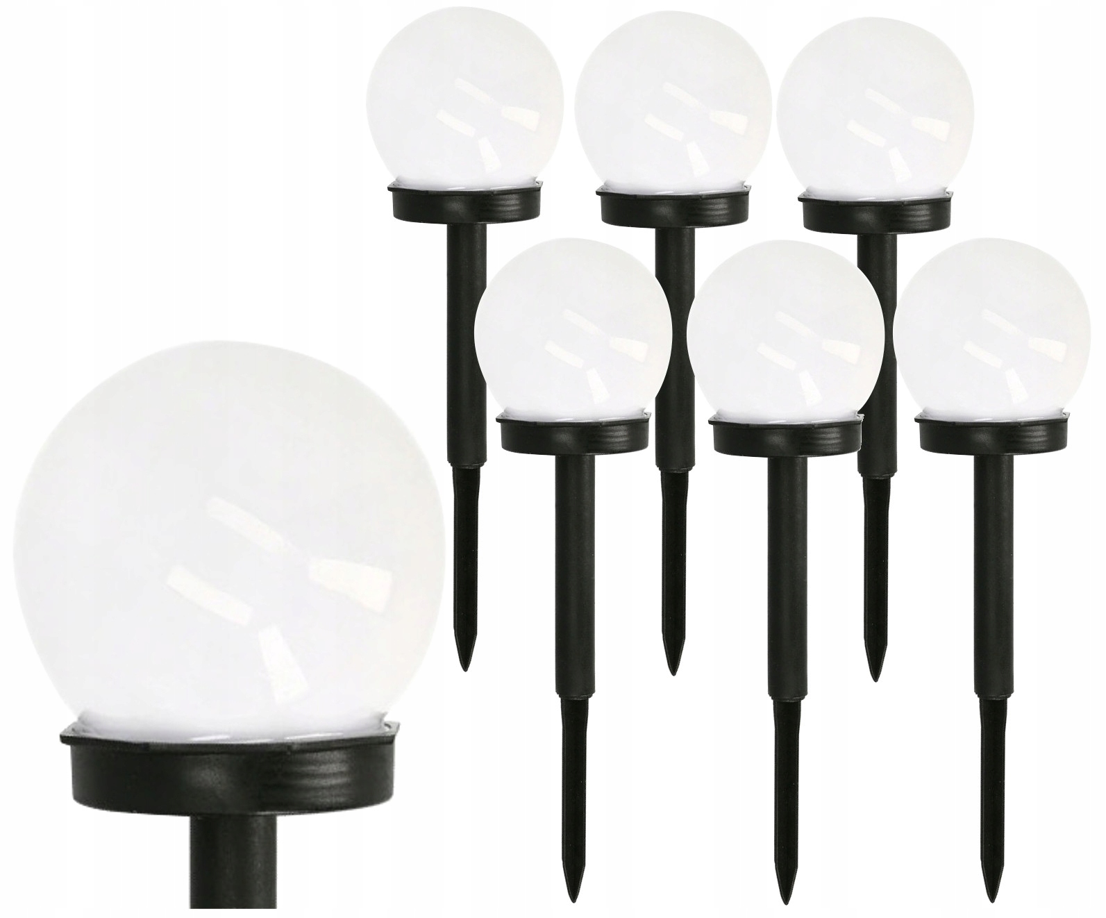 

6 x Lampa Ogrodowa Kula Solarna Led
