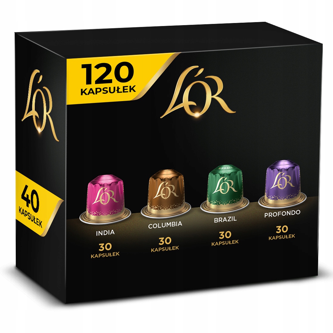 Kapsułki do Nespresso(r)* L'or mix 10+2 [120 kaw]