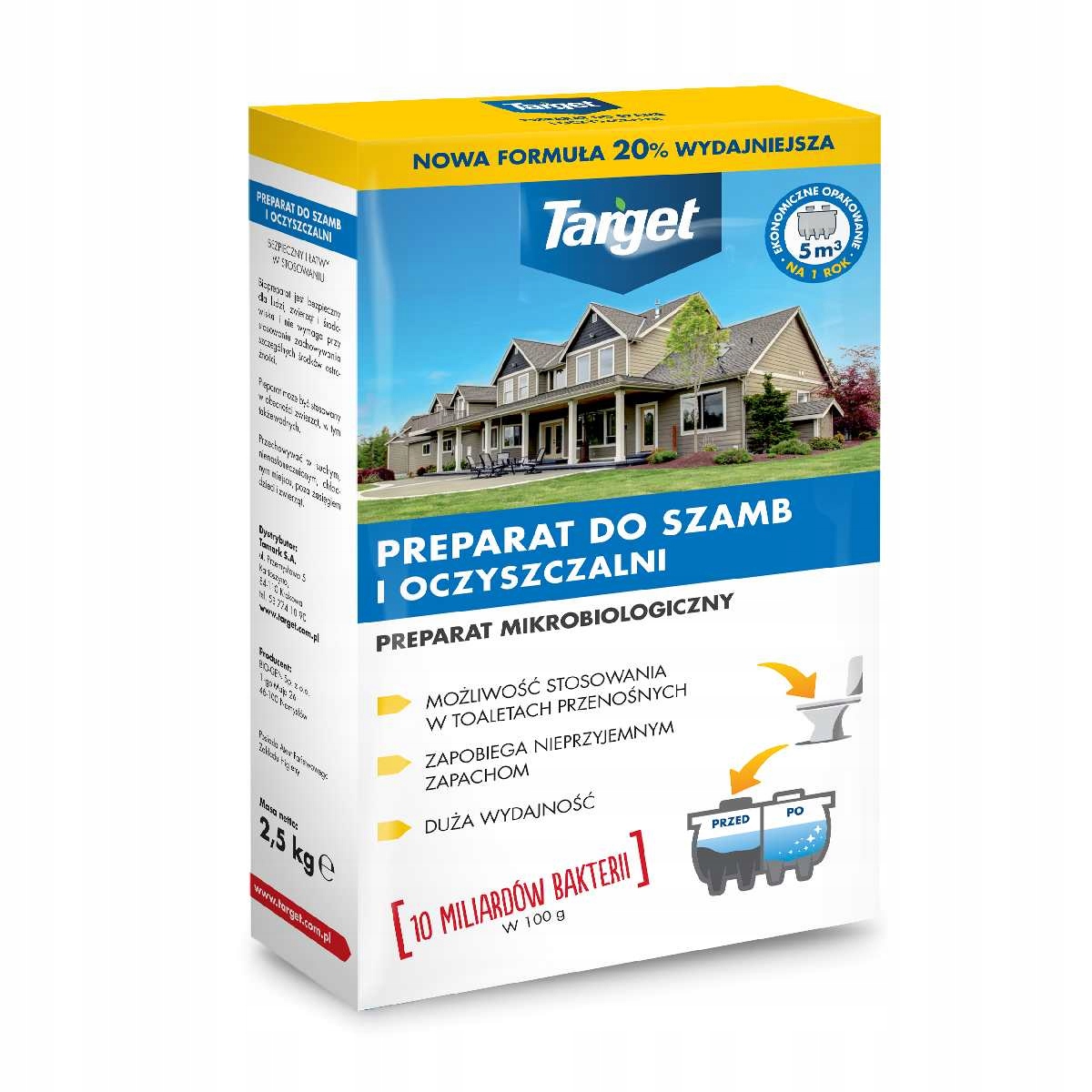 

Preparat do Szamb i Oczyszczlni 2,5 kg Target