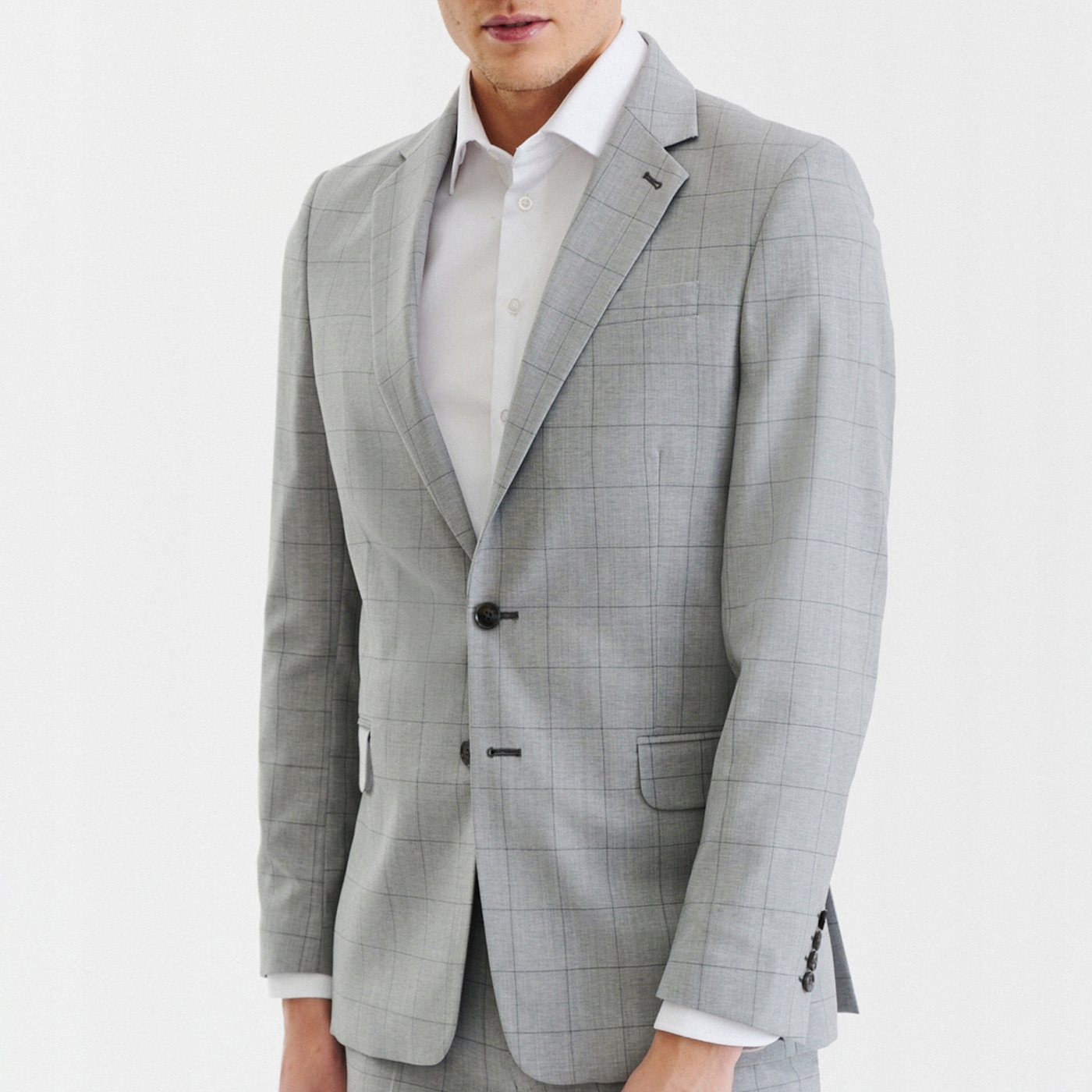 Šedá pánská sako s vlnou Pako Lorente 182/54