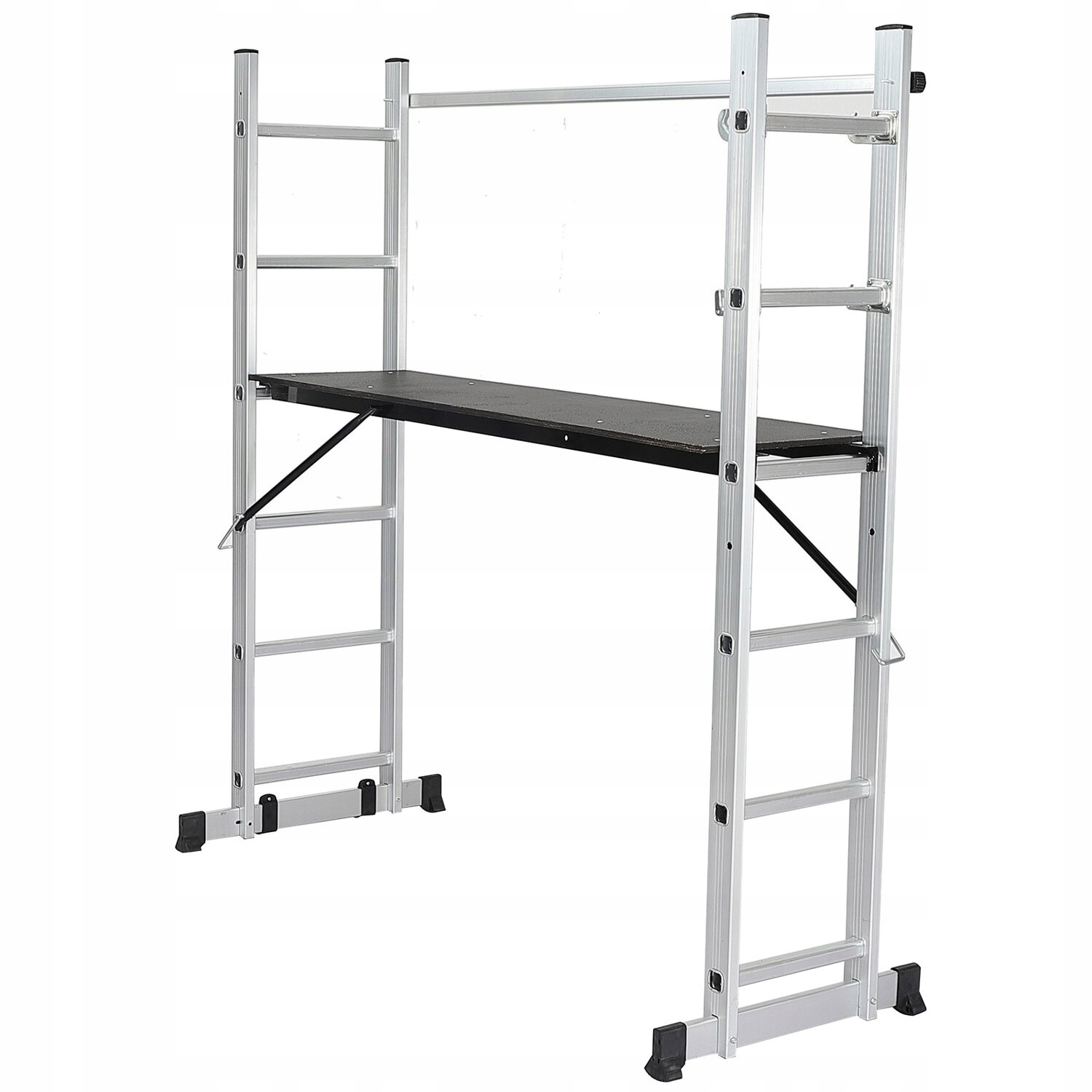 RUSZTOWANIE BUDOWLANE 4 W 1 PLATFORMA PODEST ROBOCZY DRABINA WIELOFUNKCYJNA Maksymalna wysokość robocza 102 m