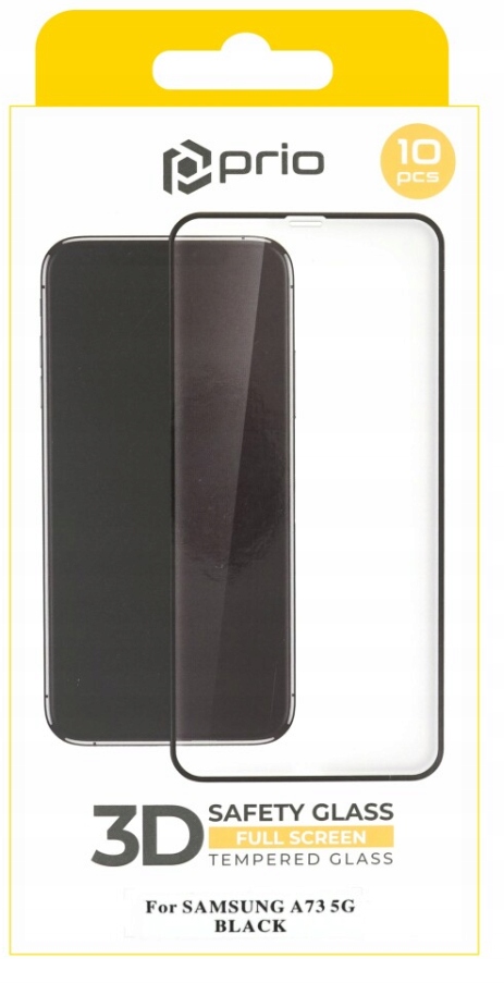 10 kusů Tvrzené Sklo 3D Pro Samsung A73 5G