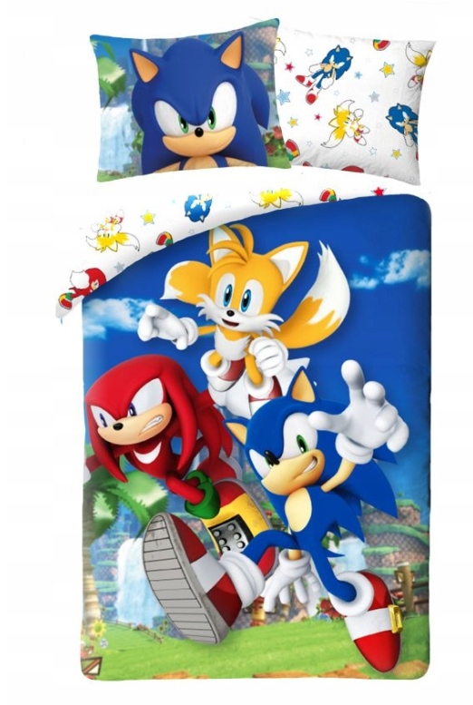 

Posciel Bawełniana Sonic Gra 140x200 Sonik