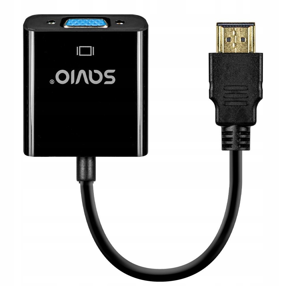 Kabel adapter Hdmi-vga Savio AK-75