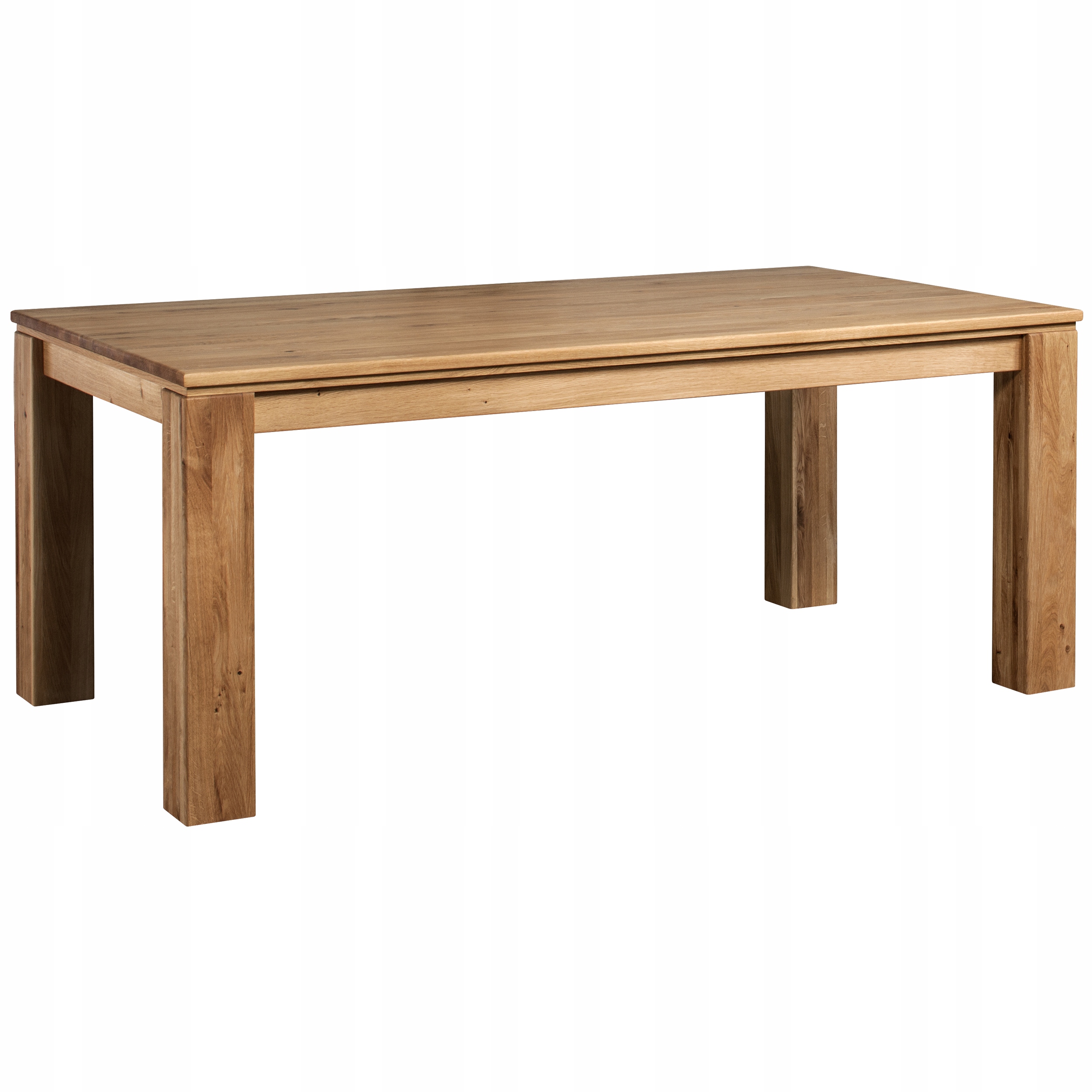 Praktyczny Duży Drewniany Stół do Jadalni Dąb (WMKM-F61) • Cena, Opinie •  Stoliki i ławy 14759416693 • Allegro